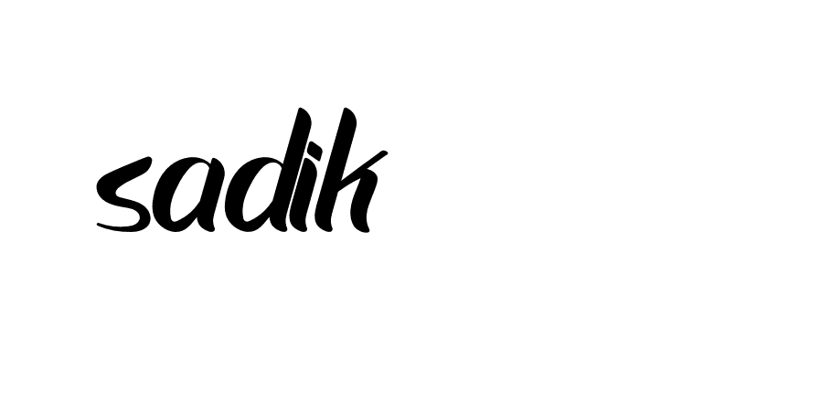 Signature of sadik