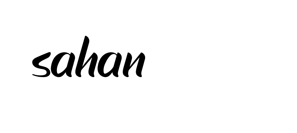 Signature of sahan