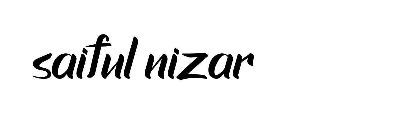 Signature of saiful-nizar