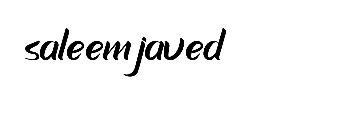 Signature of saleem-javed-