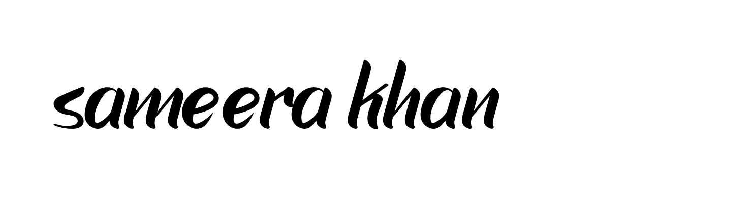 Signature of sameera-khan