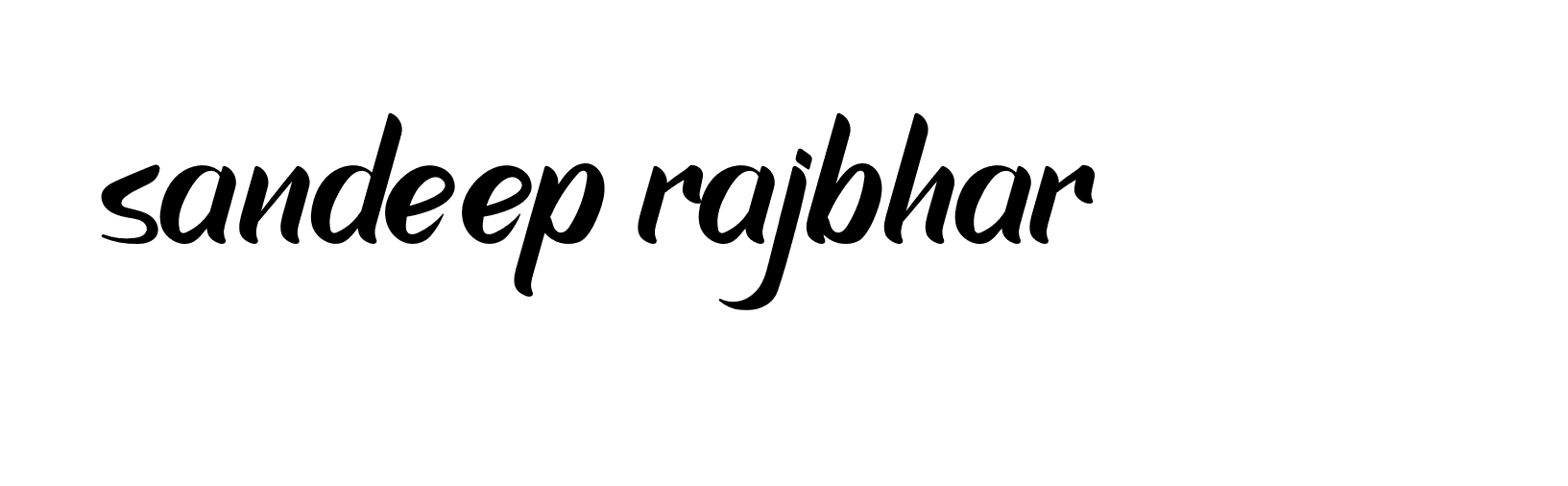 Signature of sandeep-rajbhar