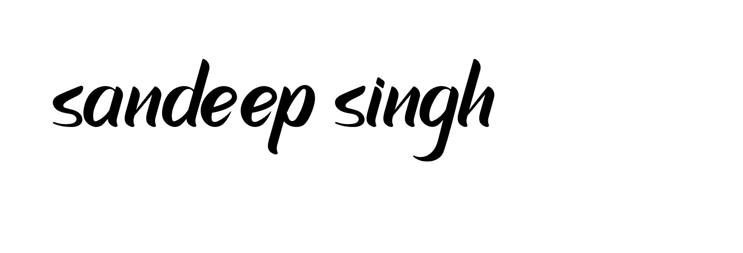 Signature of sandeep-singh