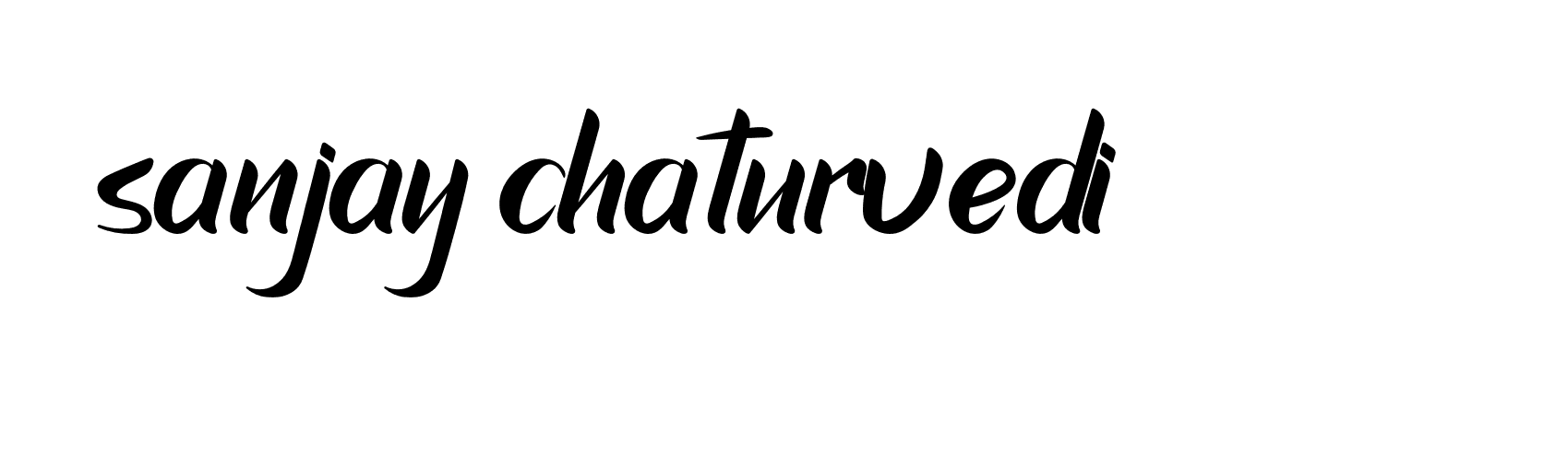 Signature of sanjay-chaturvedi