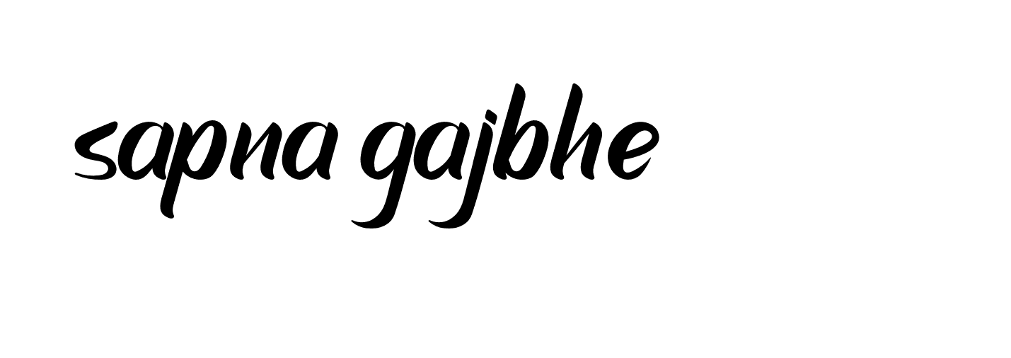 Signature of sapna-gajbhe