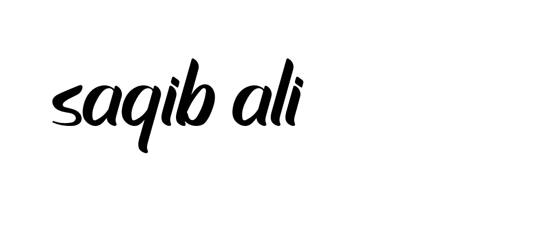 Signature of saqib-ali