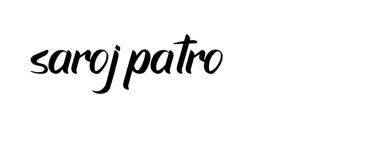 Signature of saroj-patro