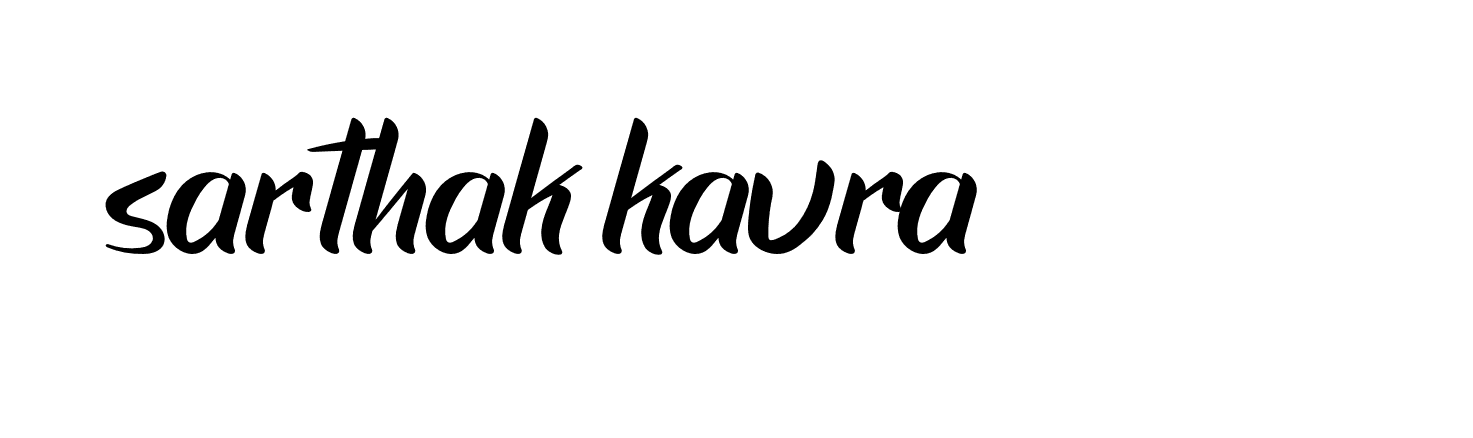 Signature of sarthak-kavra