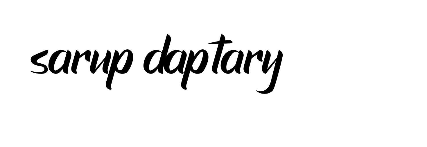 Signature of sarup-daptary