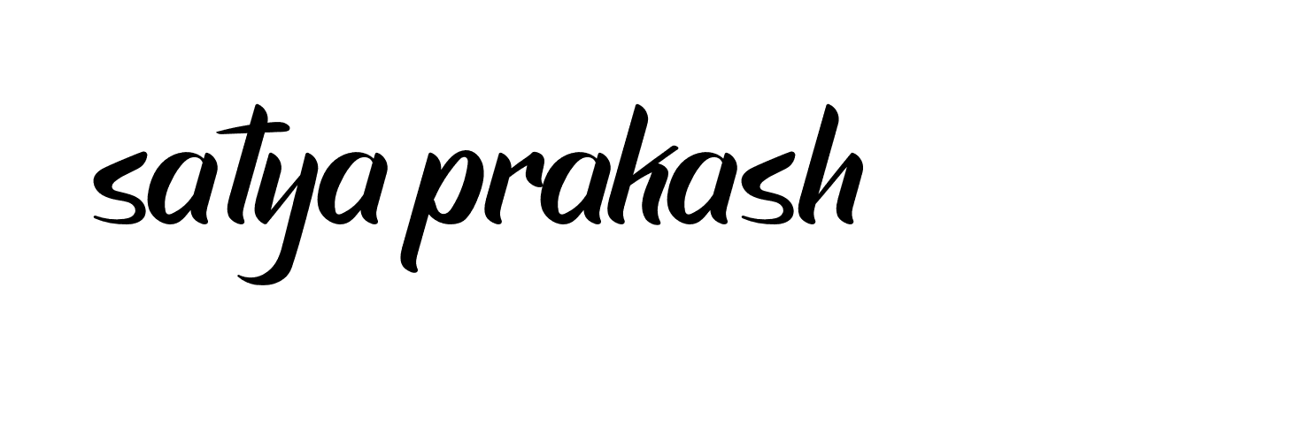 Signature of satya-prakash