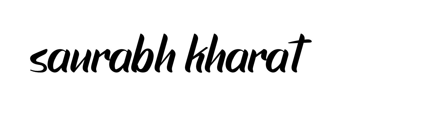 Signature of saurabh-kharat