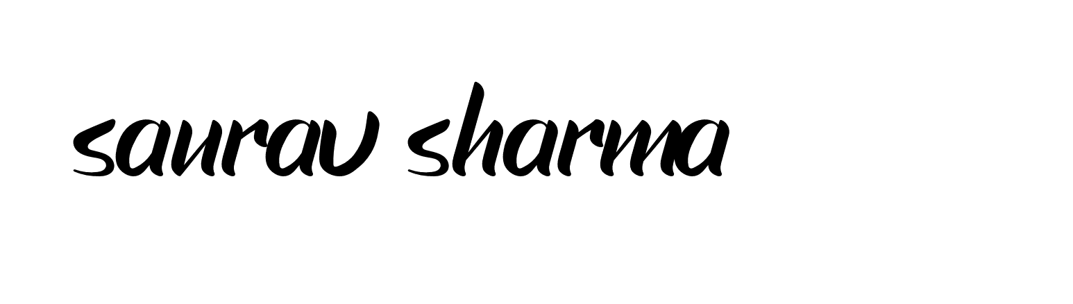 Signature of saurav-sharma