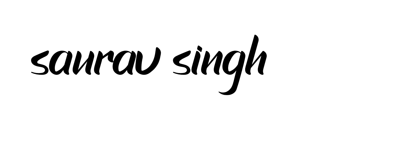 Signature of saurav-singh