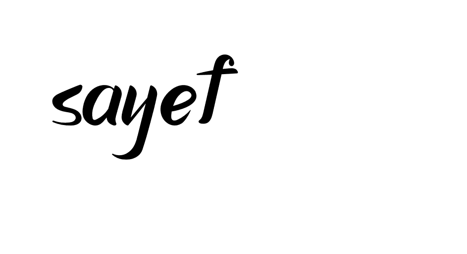 Signature of sayef