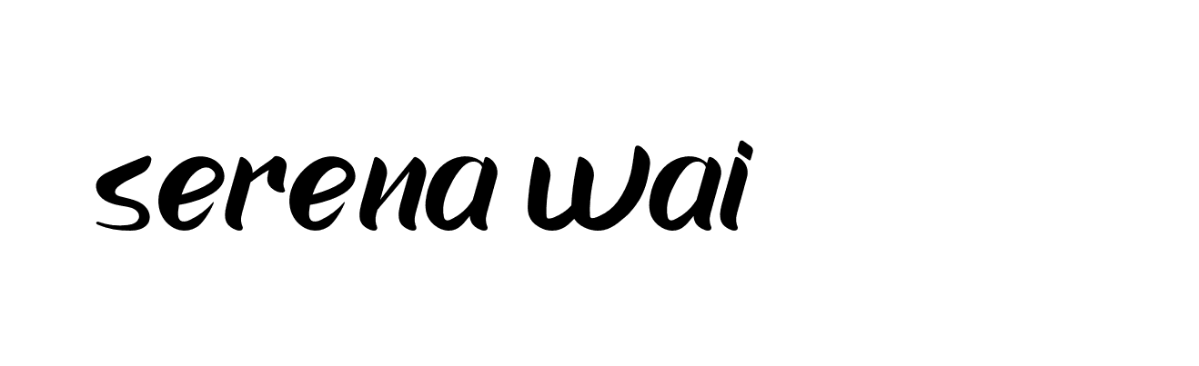 Signature of serena-wai