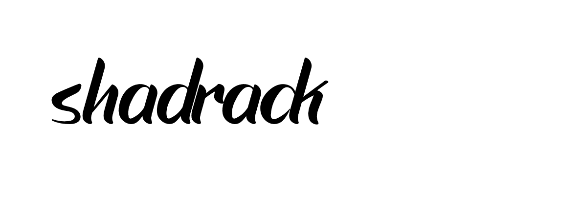 Signature of shadrack-