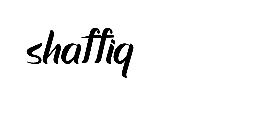 Signature of shaffiq