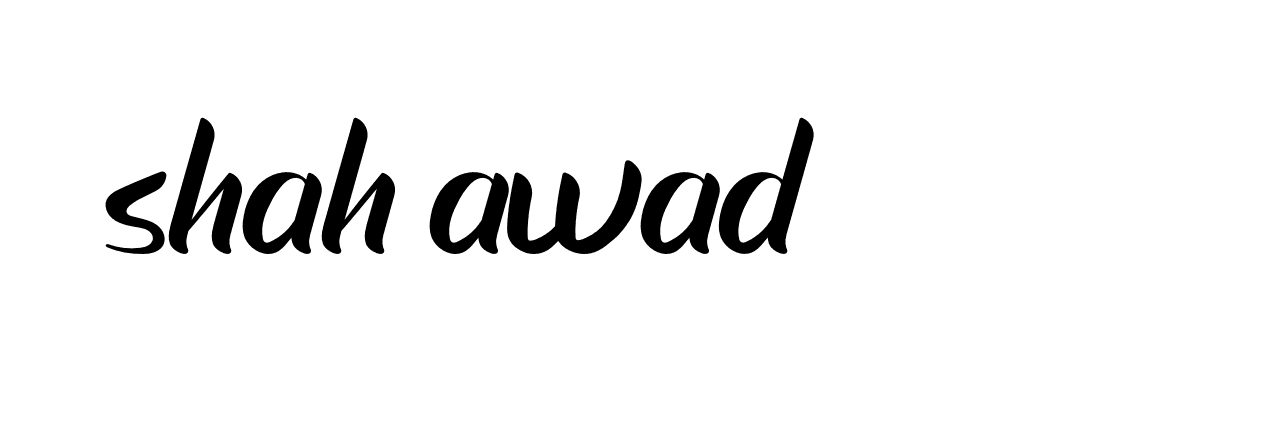 Signature of shah-awad