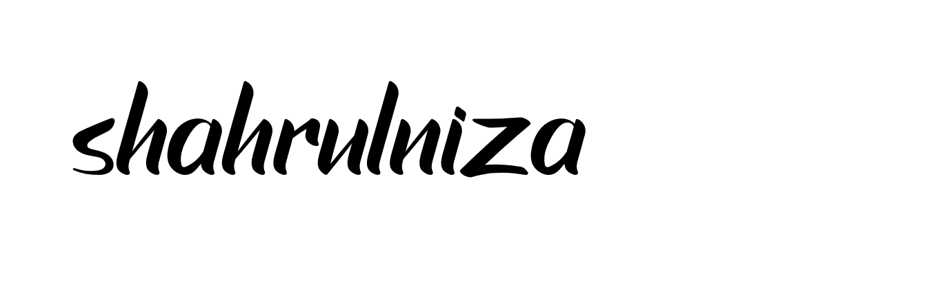 Signature of shahrulniza