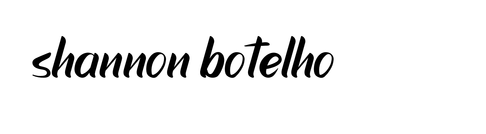 Signature of shannon-botelho