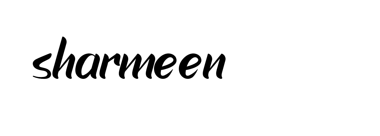 Signature of sharmeen