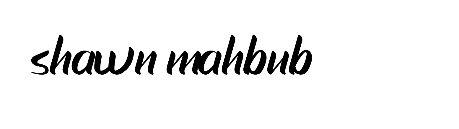 Signature of shawn-mahbub