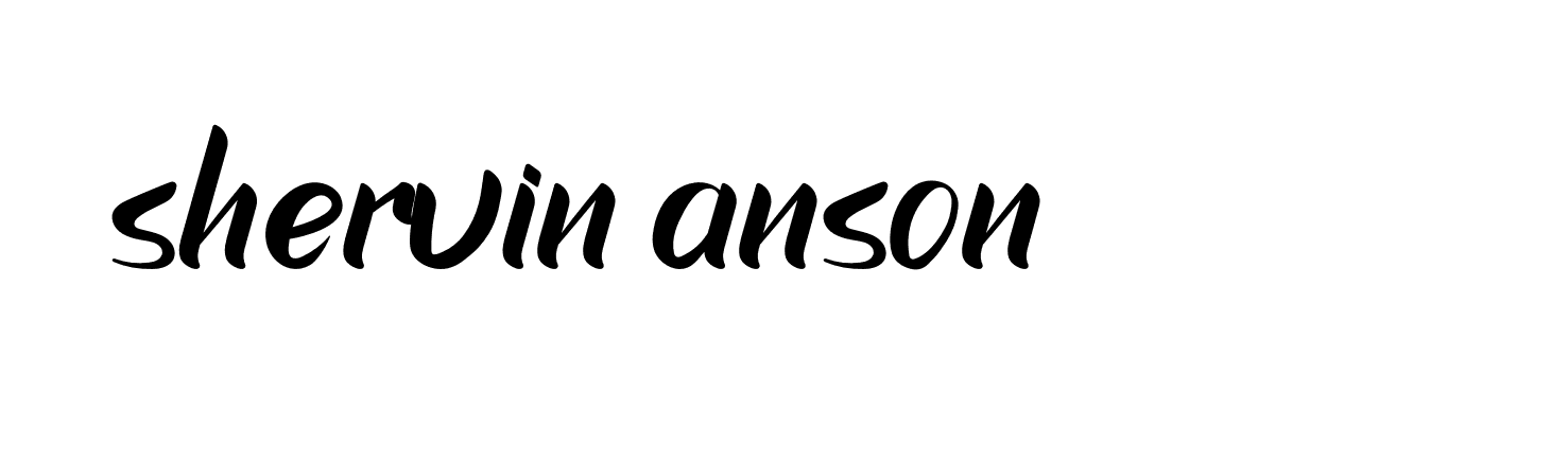 Signature of shervin-anson