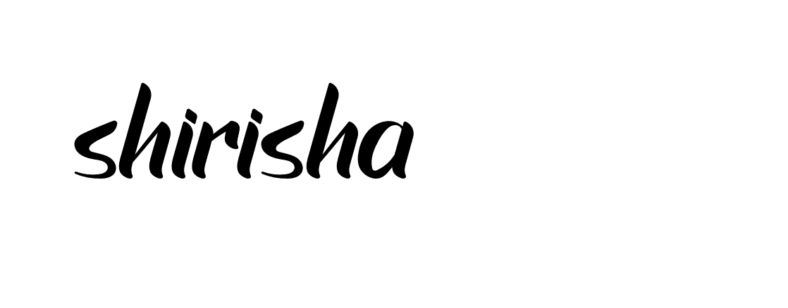 Signature of shirisha-