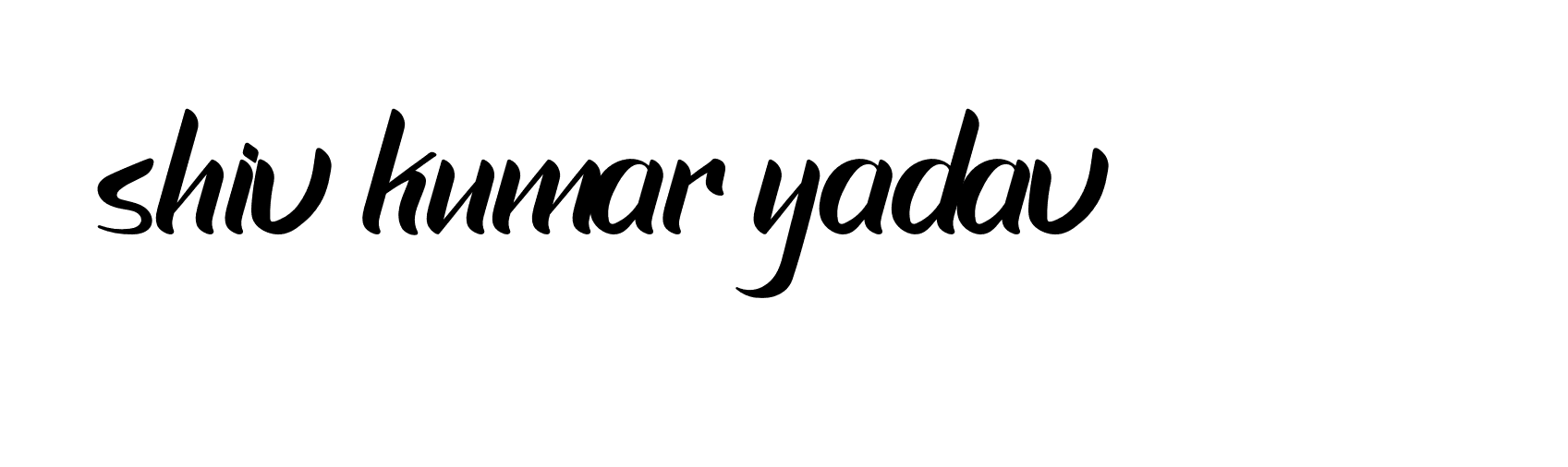 Signature of shiv-kumar-yadav