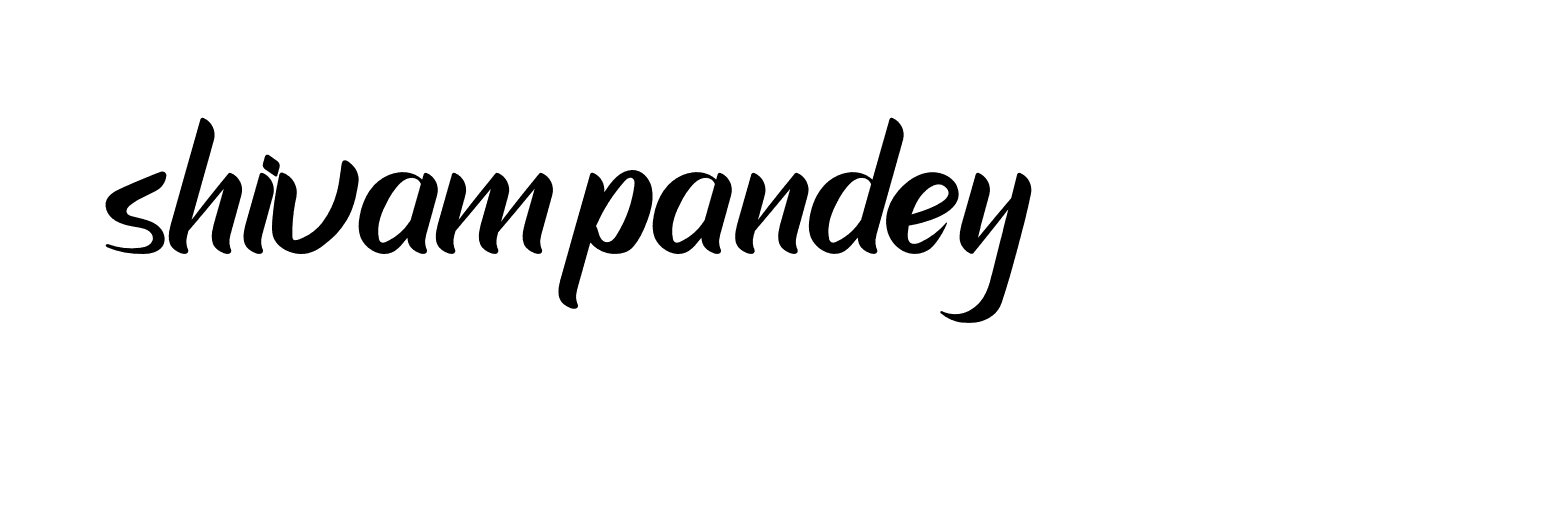 Signature of shivam-pandey-