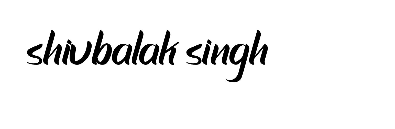 Signature of shivbalak-singh