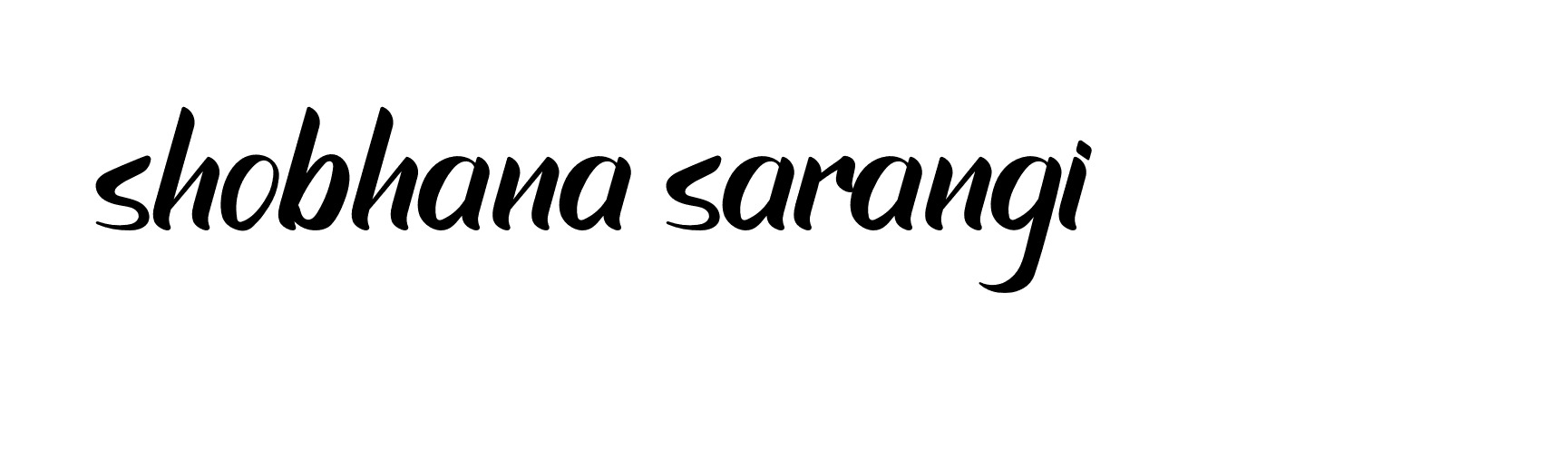 Signature of shobhana-sarangi-