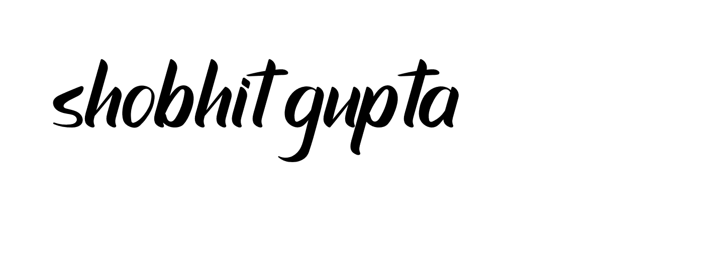 Signature of shobhit-gupta