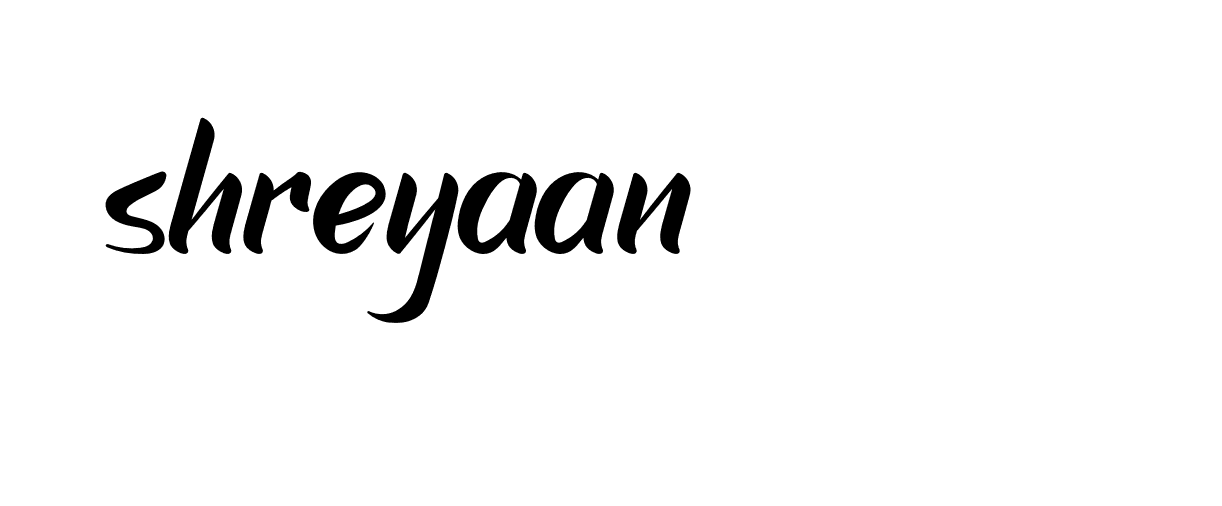 Signature of shreyaan-