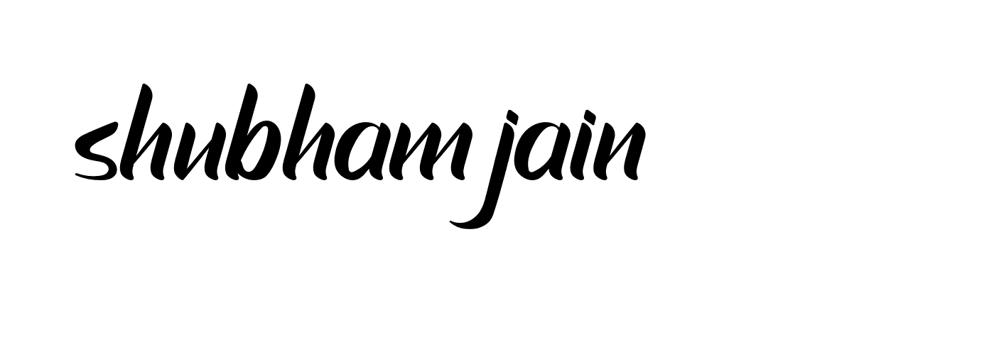 Signature of shubham-jain