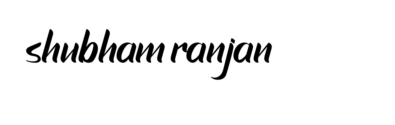 Signature of shubham-ranjan