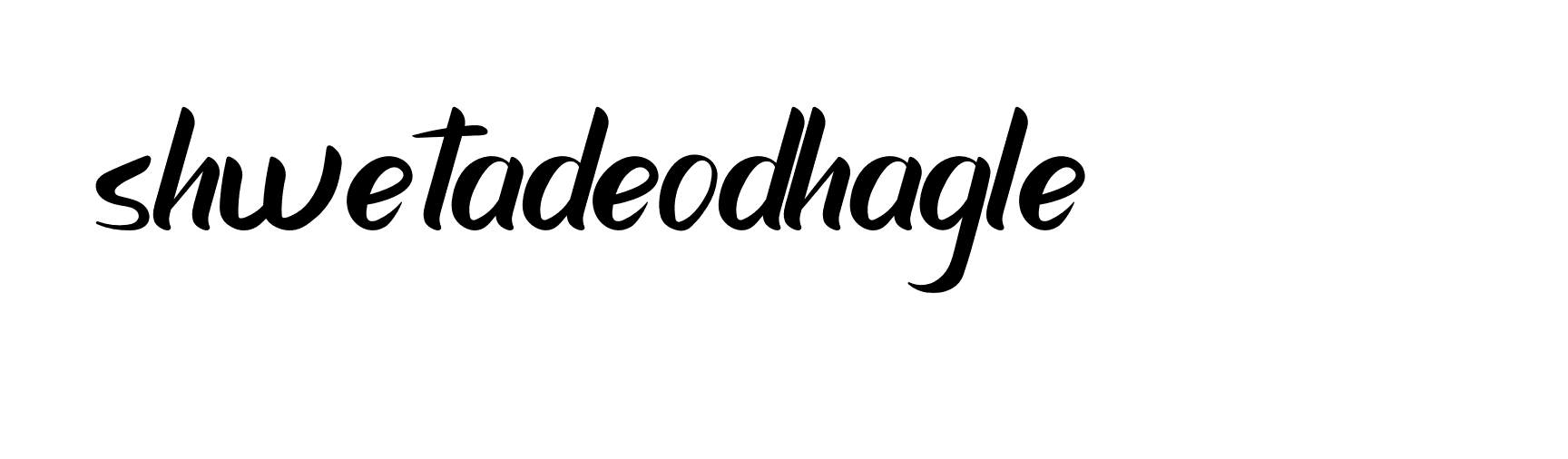 Signature of shwetadeodhagle-