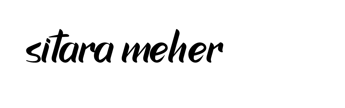 Signature of sitara-meher