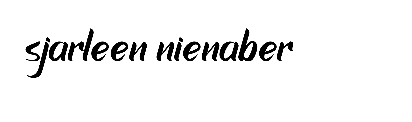 Signature of sjarleen-nienaber