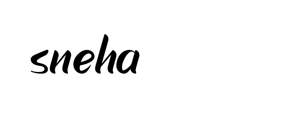 Signature of sneha-