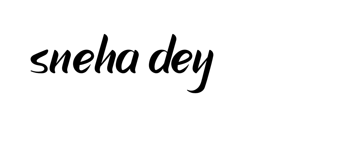 Signature of sneha-dey