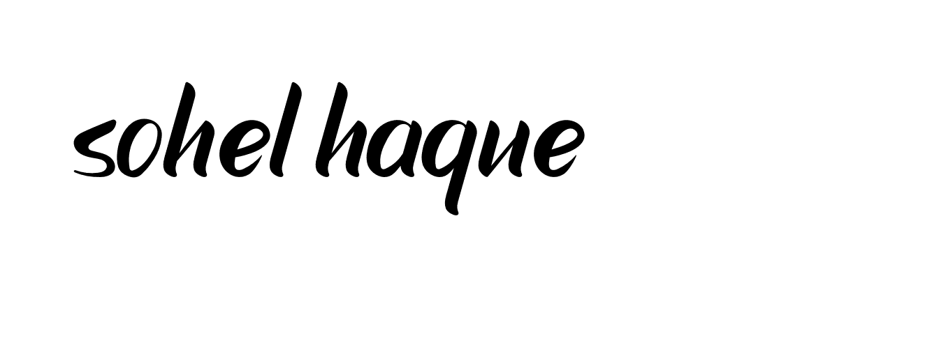 Signature of sohel-haque