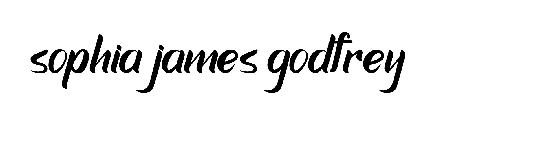 Signature of sophia-james-godfrey