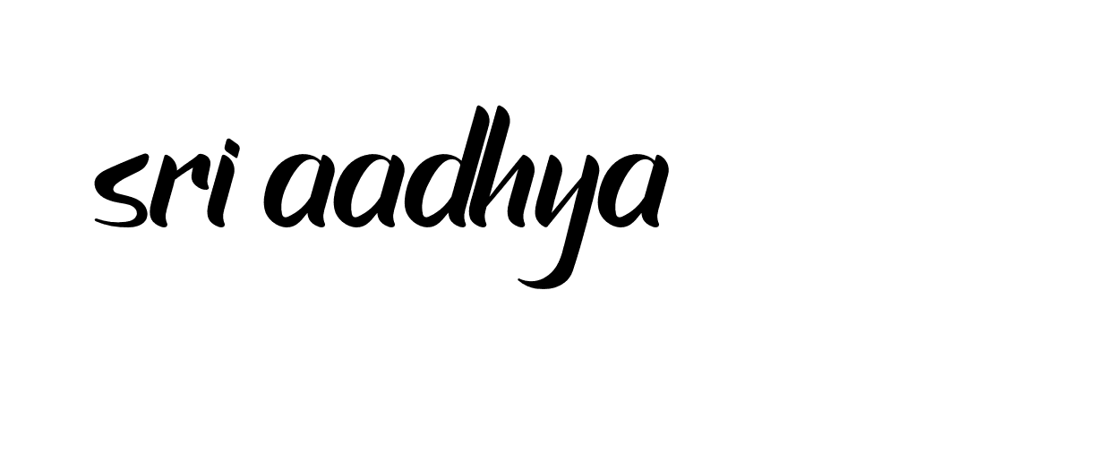 Signature of sri-aadhya