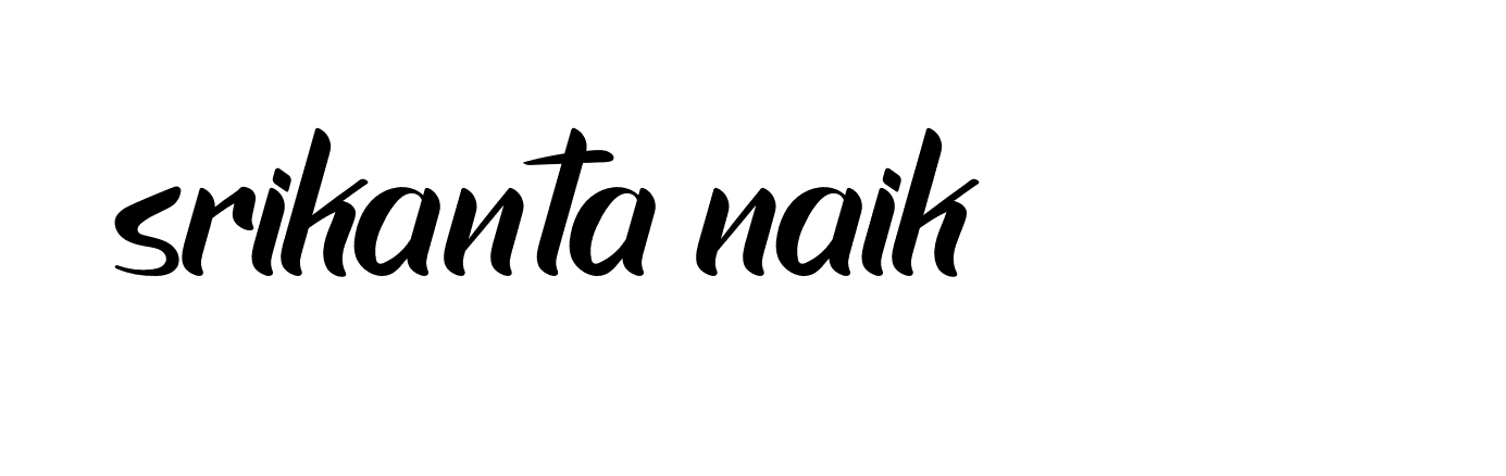 Signature of srikanta-naik