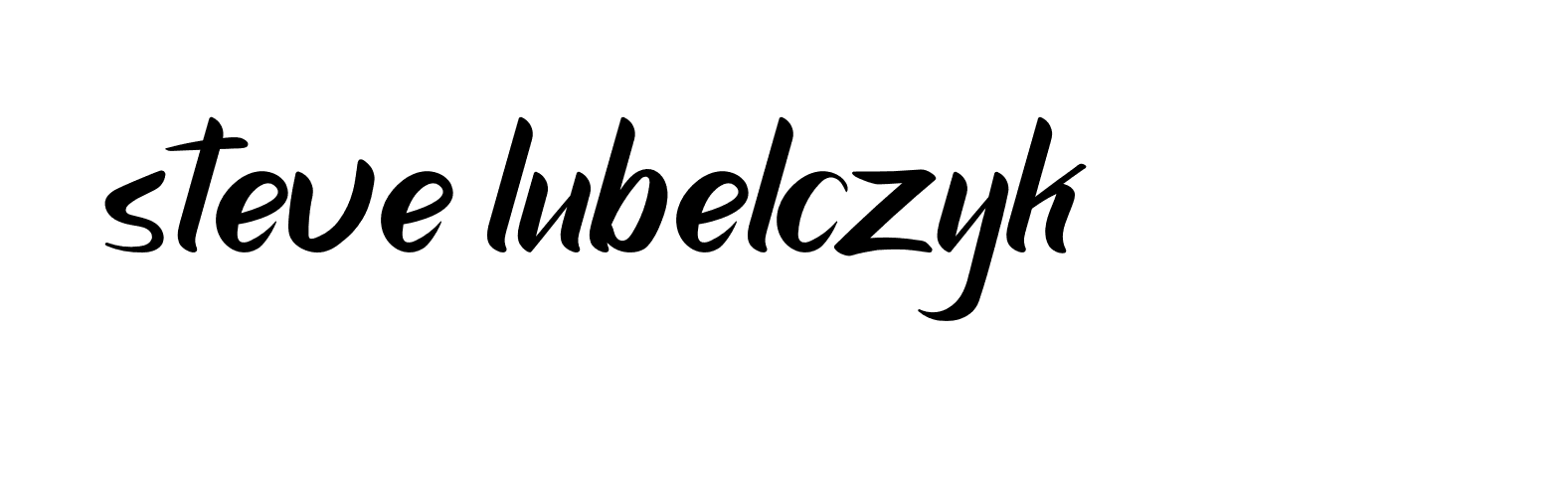 Signature of steve-lubelczyk