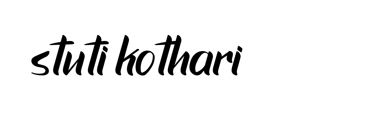 Signature of stuti-kothari