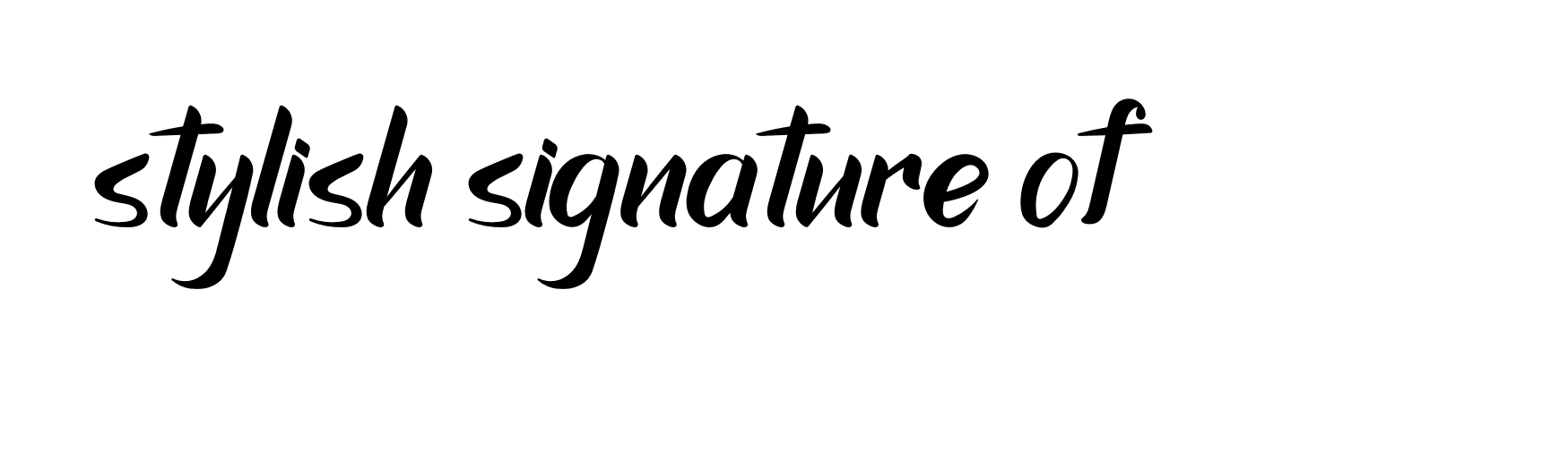 Signature of stylish-signature-of