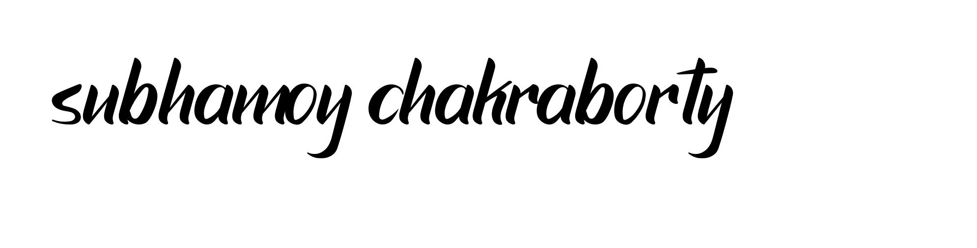 Signature of subhamoy-chakraborty