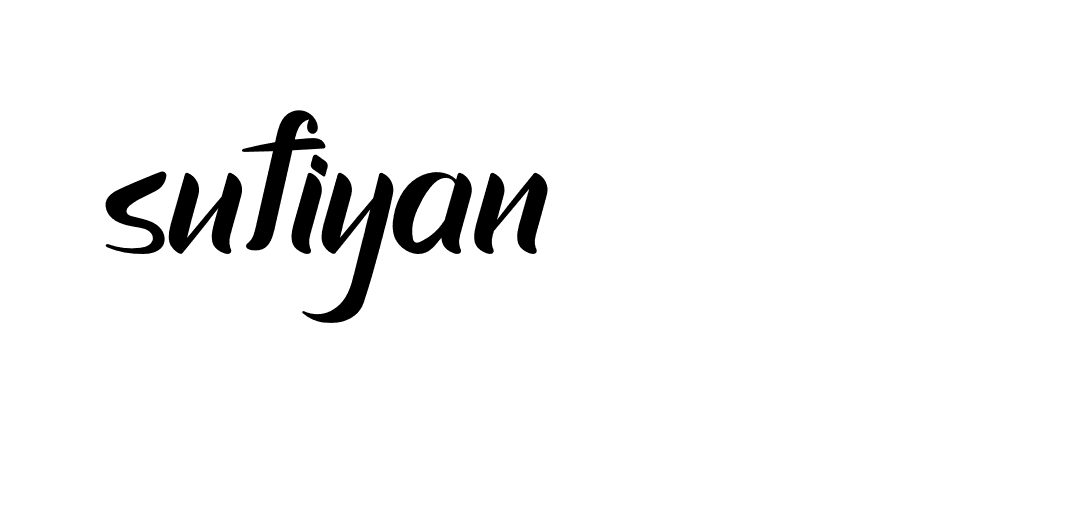 Signature of sufiyan-